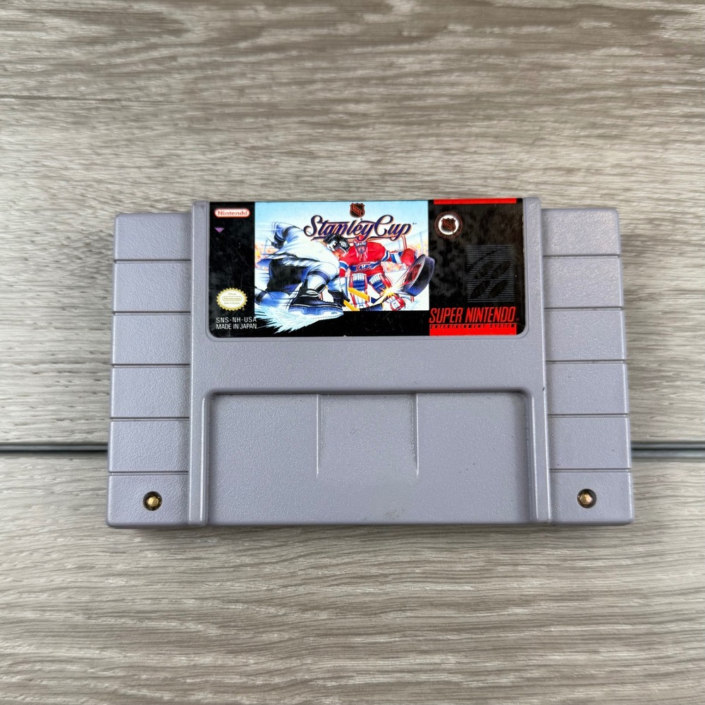 Nintendo NHL Stanley Cup SNES Video Game Cartridge